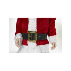 Forum Novelties Mens Deluxe Adult Santa Belt Costume Accessory Black One Size