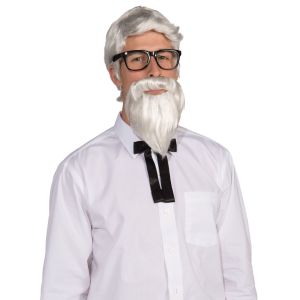 Wig and Beard Southern Colonel