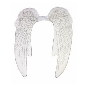 Forum Novelties 74727 Party Supplies Womens Deluxe Angel Wings Large White Multi