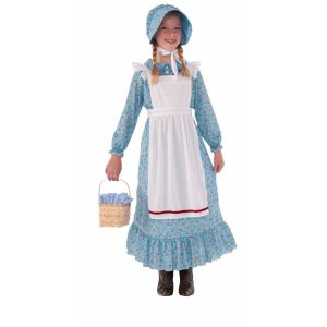 Forum Novelties Girls Pioneer Costume Blue Medium