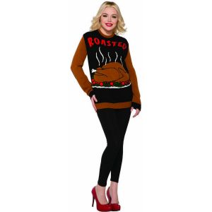 Forum Roasted Turkey Ugly Thanksgiving Sweater As Shown Large