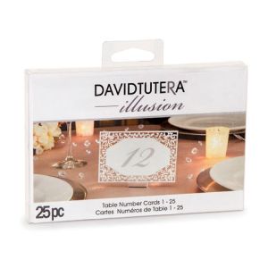 David Tuteraillusion Die Cut Lace Paper Table Number Cards