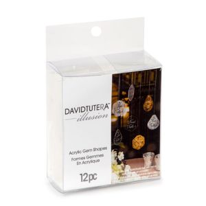 David Tutera Acrylic Gem Shapes Clear
