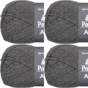 Spinrite Patons Astra Yarn Solids Medium Grey 1 Pack of 4 Skein
