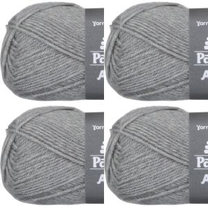 Spinrite Patons Astra Yarn Solids Silver Grey 1 Pack of 4 Skein
