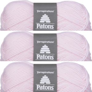 Spinrite Patons Astra Yarn Solids Baby Pink 1 Pack of 3 Skein