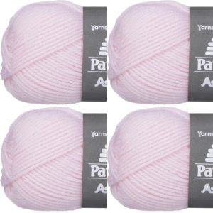 Spinrite Patons Astra Yarn Solids Baby Pink 1 Pack of 4 Skein