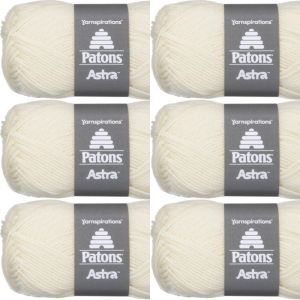 Spinrite Patons Astra Yarn Solids Aran 1 Pack of 6 Skein