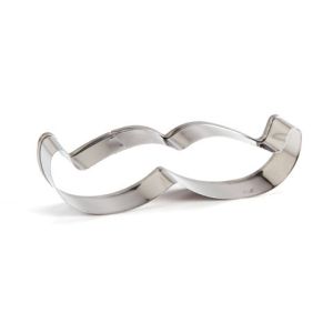 Darice Victoria Lynn Metal Mustache Cookie Cutter Silver