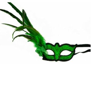 Kbw Women s Venetian Styled Eye Mask Green