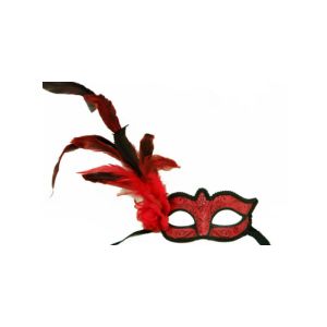 Kbw Women s Venetian Styled Eye Mask Red