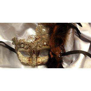 Kbw Women s Antique Look Eye Mask Silver