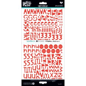 Illustrated Faith Basics Stickers 6 inch X12 inch Homespun Apple Of My Eye Alpha