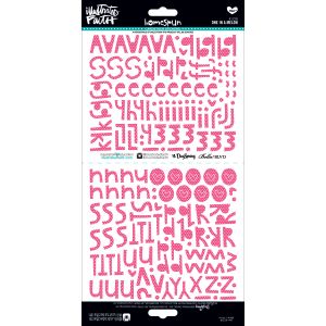 Illustrated Faith Cardstock Stickers Alphabet Homespun One in a Melon