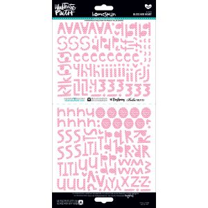 Illustrated Faith Cardstock Stickers Alphabet Homespun Bless Her Heart