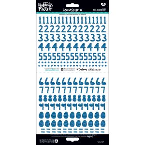 Illustrated Faith Cardstock Stickers Numbers Homespun Mrs Blueberry