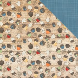 12 X 12 In Paper Hello Fall Harvest Season