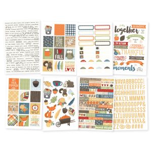 Hello Fall Stickers 4 X6 8 Per Pkg