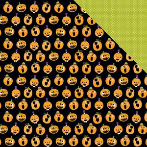 Spooktacular Collection Halloween 12 X 12 Double Sided Paper Pumpkin Day