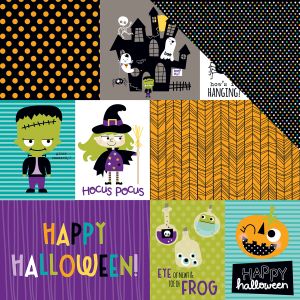 Spooktacular Collection Halloween 12 X 12 Double Sided Paper Daily Details