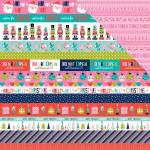Holly Jolly Christmas Collection 12 X 12 Double Sided Paper Borders