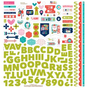 Holly Jolly Christmas Collection 12 X 12 Cardstock Stickers Fundamentals