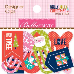 Holly Jolly Christmas Collection Designer Clips