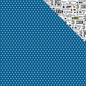 Oh My Stars Collection 12 X 12 Double Sided Paper Blueberry Stars