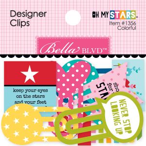 Oh My Stars Collection Designer Clips Colorful