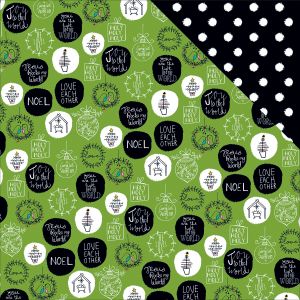 Illustrated Faith Bright and Brave Collection 12 X 12 Double Sided Paper Ornaments of Love