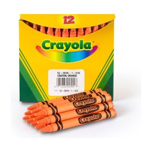 Crayola Orange Bulk Crayons 12 Count 1 Pack of 6 Piece