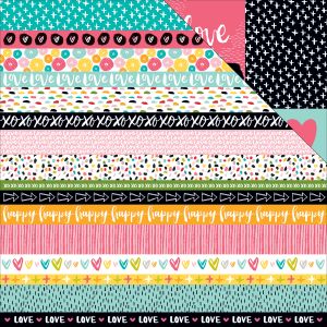 Illustrated Faith You are Loved Collection 12 X 12 Double Sided Paper Borders