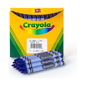 Crayola Blue Bulk Crayons 12 Count 1 Pack of 10 Piece