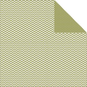 Snap Color Vibe Collection Bolds 12 X 12 Double Sided Paper Olive