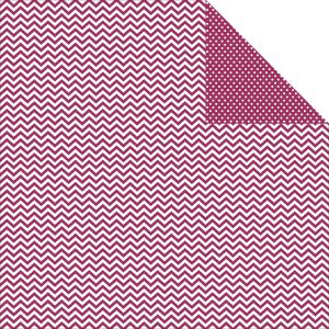 Snap Color Vibe Collection Bolds 12 X 12 Double Sided Paper Berry