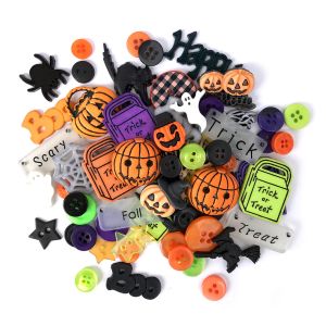 Buttons Galore Value Pack of Buttons for Crafts and Sewing Halloween 50 Buttons
