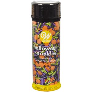 Wilton Halloween Pumpkin Sprinkles Mix, 3.88 oz.