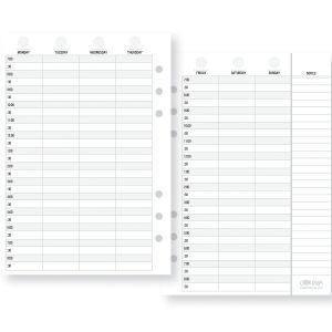Planner Essentials Appointment Weekly Inserts Vertical