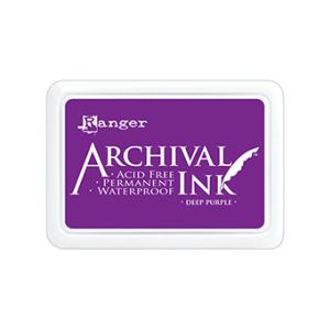 Ranger Archival Ink Pad 0 Deep Purple 1 Pack of 2 Piece