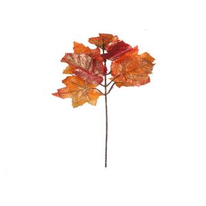 Fall Pick Glitter Maple Leaf 11 Inches
