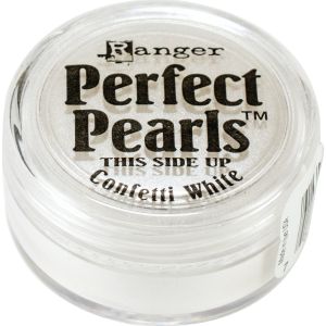 Ranger Perfect Pearls Pigment Powder .25oz Confetti White 1 Pack of 6 Piece
