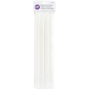 Wilton Plastic Dowel Rods 4 Per Pkg 12.5 1 Pack of 2 Piece