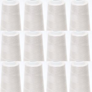 Spinrite Coats Surelock Overlock Thread 3 000yd Natural 1 Pack of 12 Piece