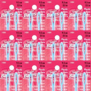 Spinrite Susan Bates Plastic Yarn Needles 3.75 inch 1 Pack of 12 Skein