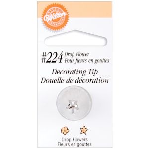 Wilton Decorating Tip-#224 Drop Flower