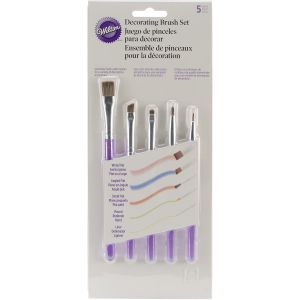 Wilton Cake Decorating Tools 5 Piece Brush Set