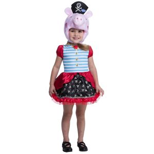 Palamon Peppa Pig Pirate Costume For Toodler 3T 4T