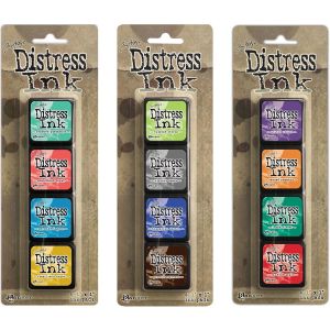 Ranger Tim Holtz Distress Mini Ink Pad Kits 13 14 and 15 Bundle