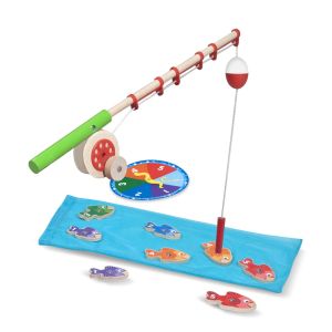 Melissa and Doug Catch and Count Wooden Fishing Game