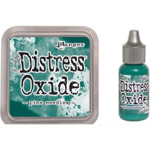Ranger Pine Needles Distress Oxide Pad And Reinker Lot Tim Holtz Bundle